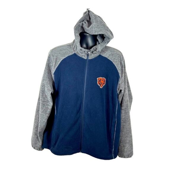 Chicago Bears G-III NFL Double Track Fleece Hoodie Size Large - Picture 14 of 15